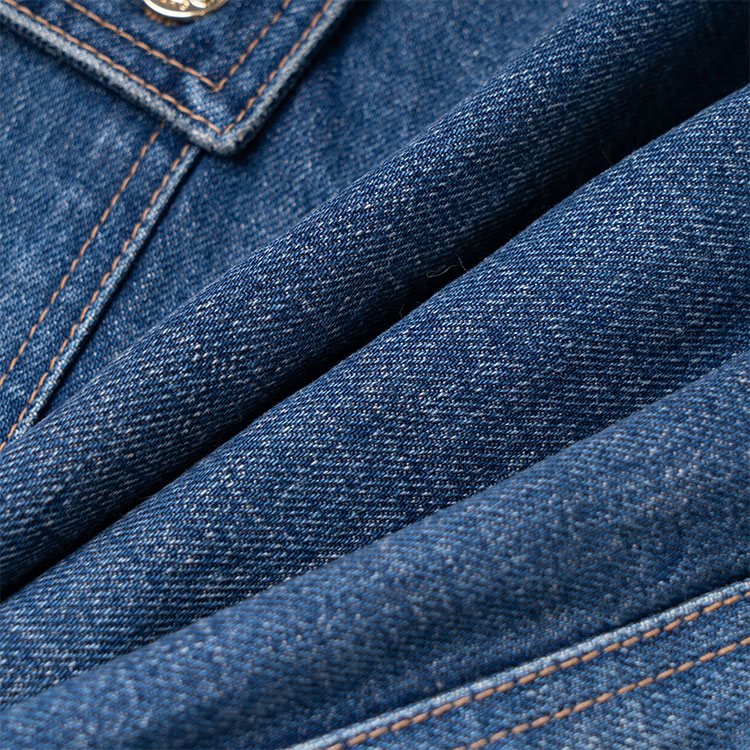 Sizing (W) CELINE SS23 高腰牛仔迷你裙 女款 - 牛仔藍 2S267365M-07DU