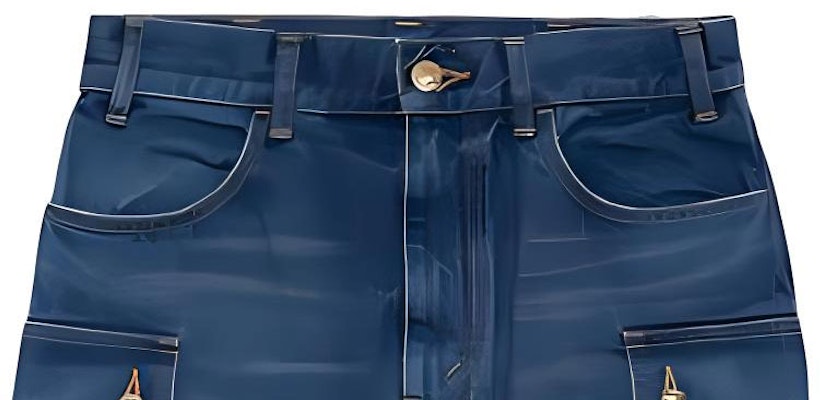 (Women) CELINE SS23 High-Waist Denim Mini Skirt Women - Denim Blue. 2S267365M-07DU 1