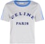 Order (Women) CELINE SS23 Logo Print Crewneck Short Sleeve T-Shirt Women’s Light Blue 2X08D671Q-08BJ