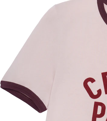 (W) Celine Camiseta Rosa Algodón Logo París SS23 Manga Corta Cuello Redondo. 2X855671Q-24PN 3