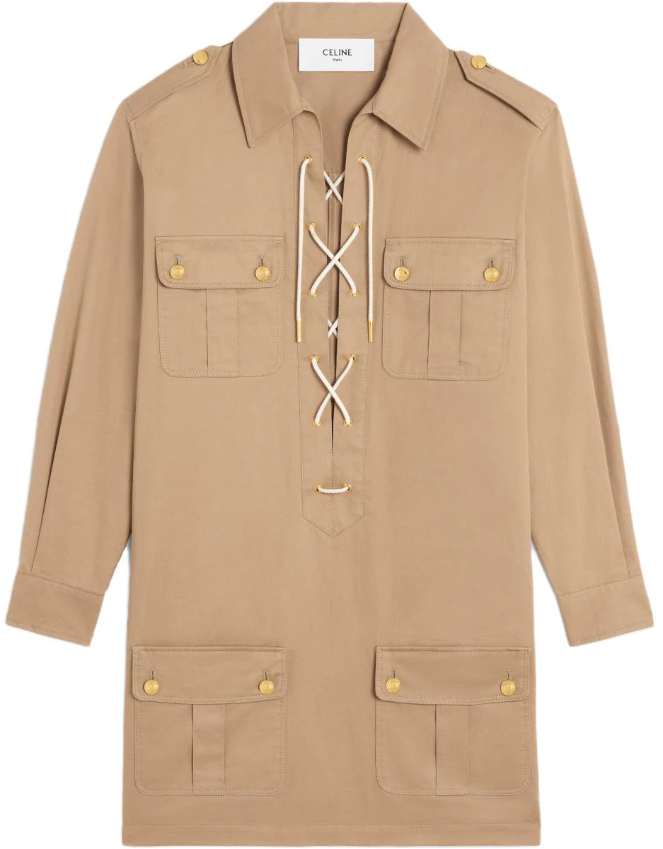 women-celine-ss-23-solid-long-sleeve-drawstring-pocket-dress-women-s-khaki-color-2-z490219-i-03-cd