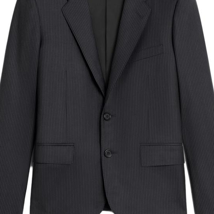 Details for (W) CELINE SS23 女裝海軍藍條紋單排扣長袖西裝外套 2V132686O-07CG