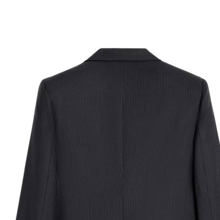 Sizing (W) CELINE SS23 女裝海軍藍條紋單排扣長袖西裝外套 2V132686O-07CG