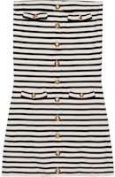 (Women) CELINE SS23 Striped Sleeveless Dress with Pocket Decoration for Women Multicolor 2AI48212L-01CB (Women) CELINE SS23 Striped Sleeveless Dress with Pocket Decoration for Women Multicolor 2AI48212L-01CB