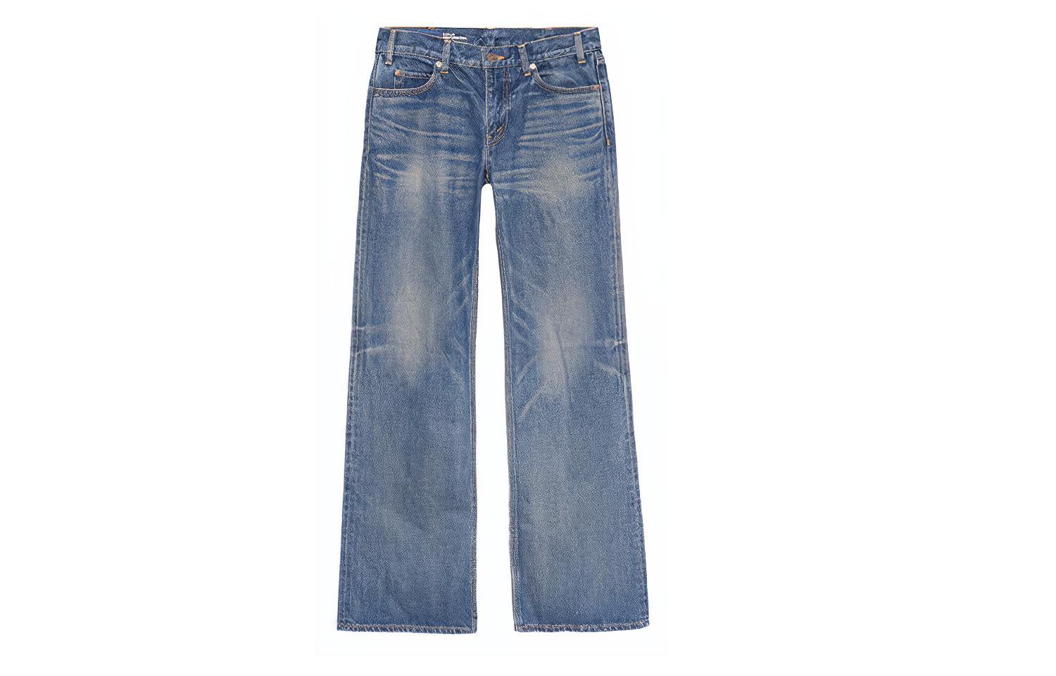 (Women) CELINE SS23 Washed Low-Rise Flared Jeans Women’s Blue 2N693365M-07DU