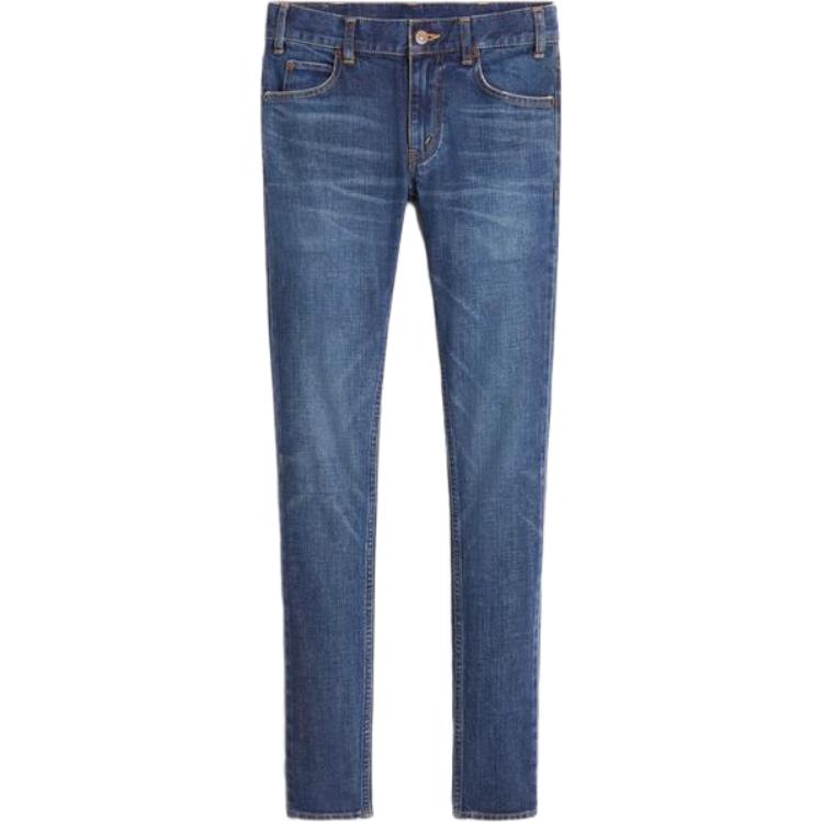 (Women) CELINE SS23 Washed Low-Rise Tapered Jeans Women’s Blue Denim. 2N962067S-07DU