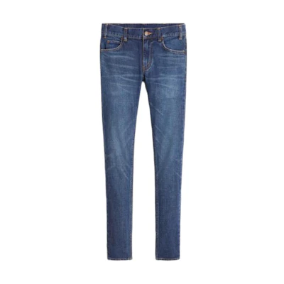 (Women) CELINE SS23 Washed Low-Rise Tapered Jeans Women’s Blue Denim. 2N962067S-07DU