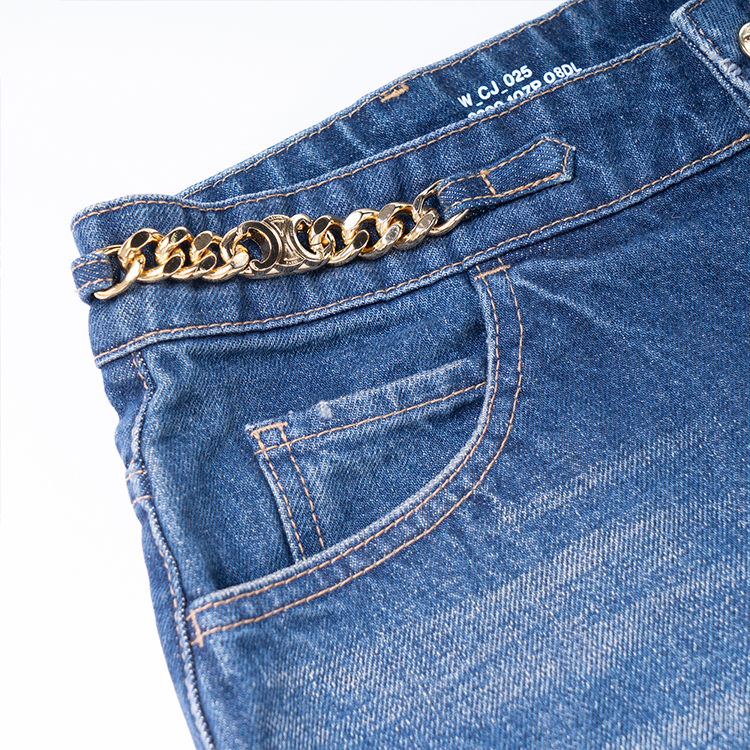 Purchase (W) Falda Casual Mini Azul Cintura Media Lavada CELINE SS23. 2S299107P-08DL