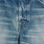 Sizing (Women) CELINE SS24 Blue Frayed Hem Zipper Pocket Denim Shorts 2N72A519X-08EL