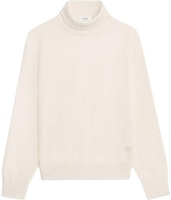 (Women) CELINE SS24 High Neck Logo Embroidered Sweater Off-White. 2ADRI862Z-01OW (Women) CELINE SS24 High Neck Logo Embroidered Sweater Off-White. 2ADRI862Z-01OW