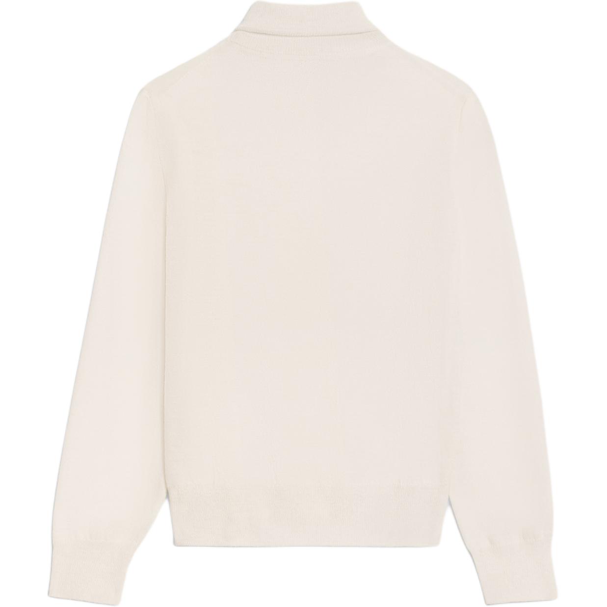 Lookbook (W) CELINE SS24 高领刺绣 logo 毛衣 白色款 2ADRI862Z-01OW