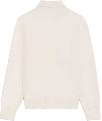 (W) CELINE SS24 高领刺绣 logo 毛衣 白色款 2ADRI862Z-01OW Lookbook (W) CELINE SS24 高领刺绣 logo 毛衣 白色款 2ADRI862Z-01OW