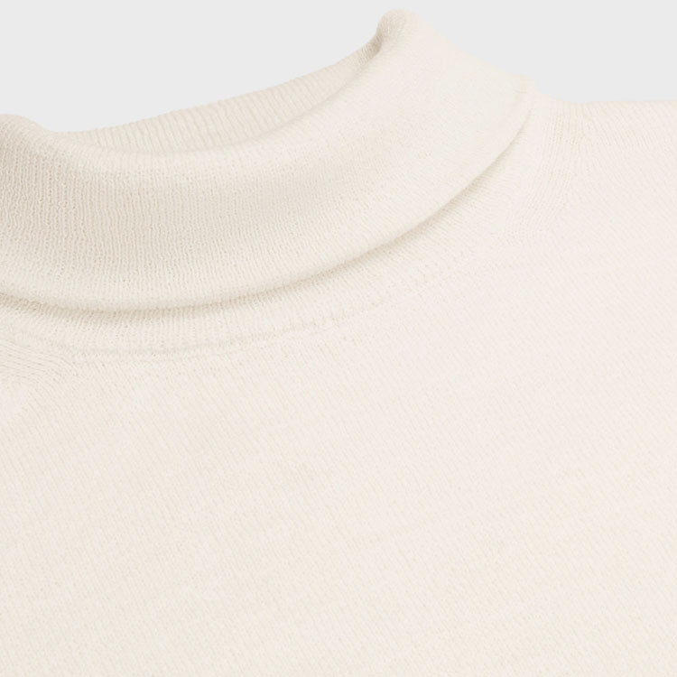 Purchase (W) CELINE SS24 高领刺绣 logo 毛衣 白色款 2ADRI862Z-01OW