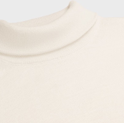 (W) CELINE SS24 高领刺绣 logo 毛衣 白色款 2ADRI862Z-01OW Purchase (W) CELINE SS24 高领刺绣 logo 毛衣 白色款 2ADRI862Z-01OW