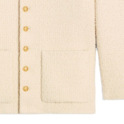 (W) CELINE SS24 象牙色V領按扣長袖外套 風衣外套 2V39J593V-97IV Sizing (W) CELINE SS24 象牙色V領按扣長袖外套 風衣外套 2V39J593V-97IV