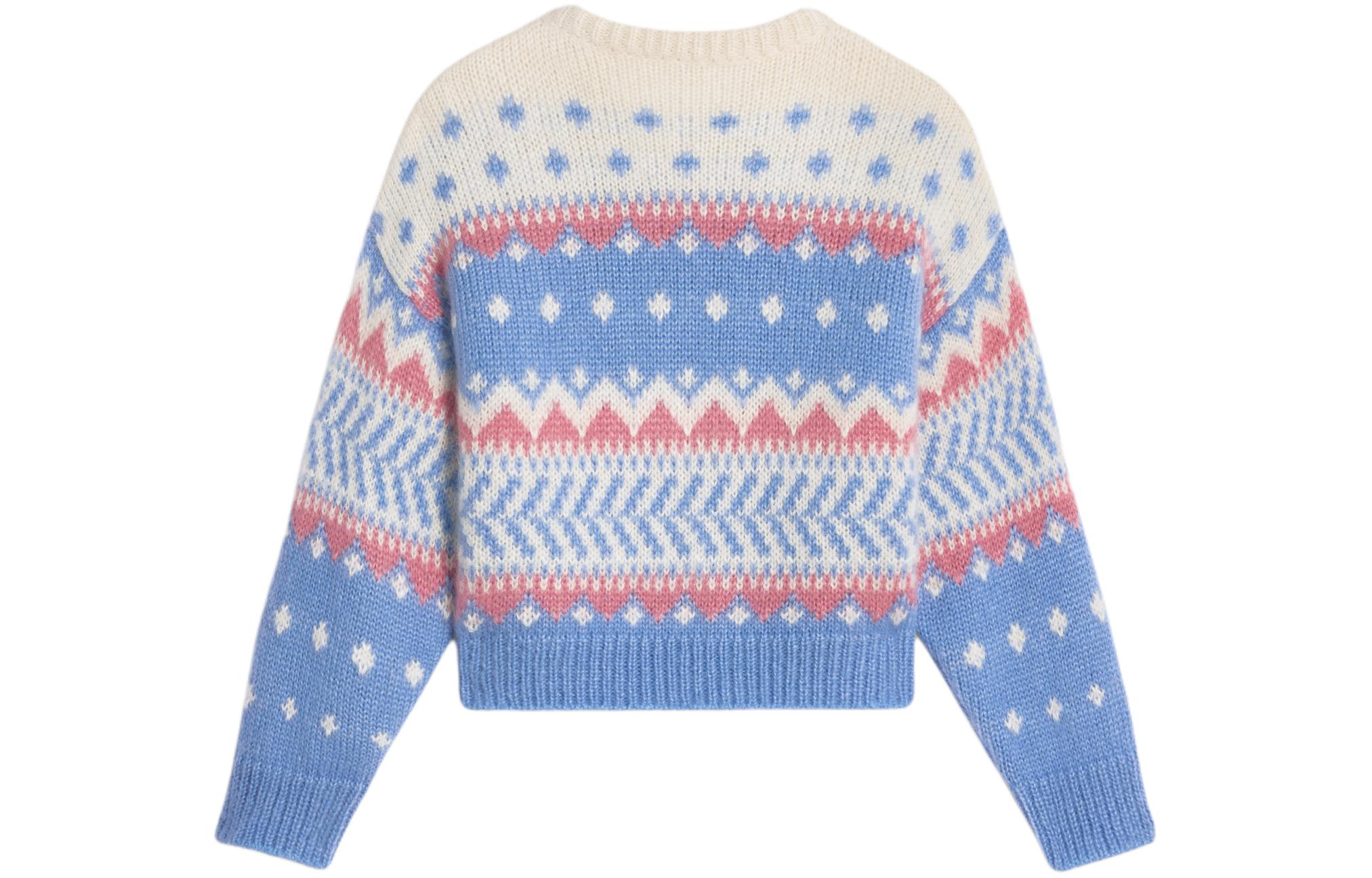 Lookbook (Women) CELINE SS24  Loose-Fit Letter Knit Sweater - Multicolor. 2AE0K804X-05LB