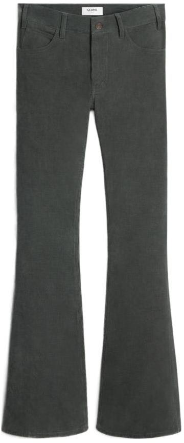 women-celine-ss-24-low-waist-flared-casual-pants-gray-2-n06-b781-x-02-oy