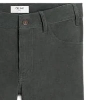 Purchase (W) CELINE SS24 低腰喇叭休閒長褲 灰色. 2N06B781X-02OY