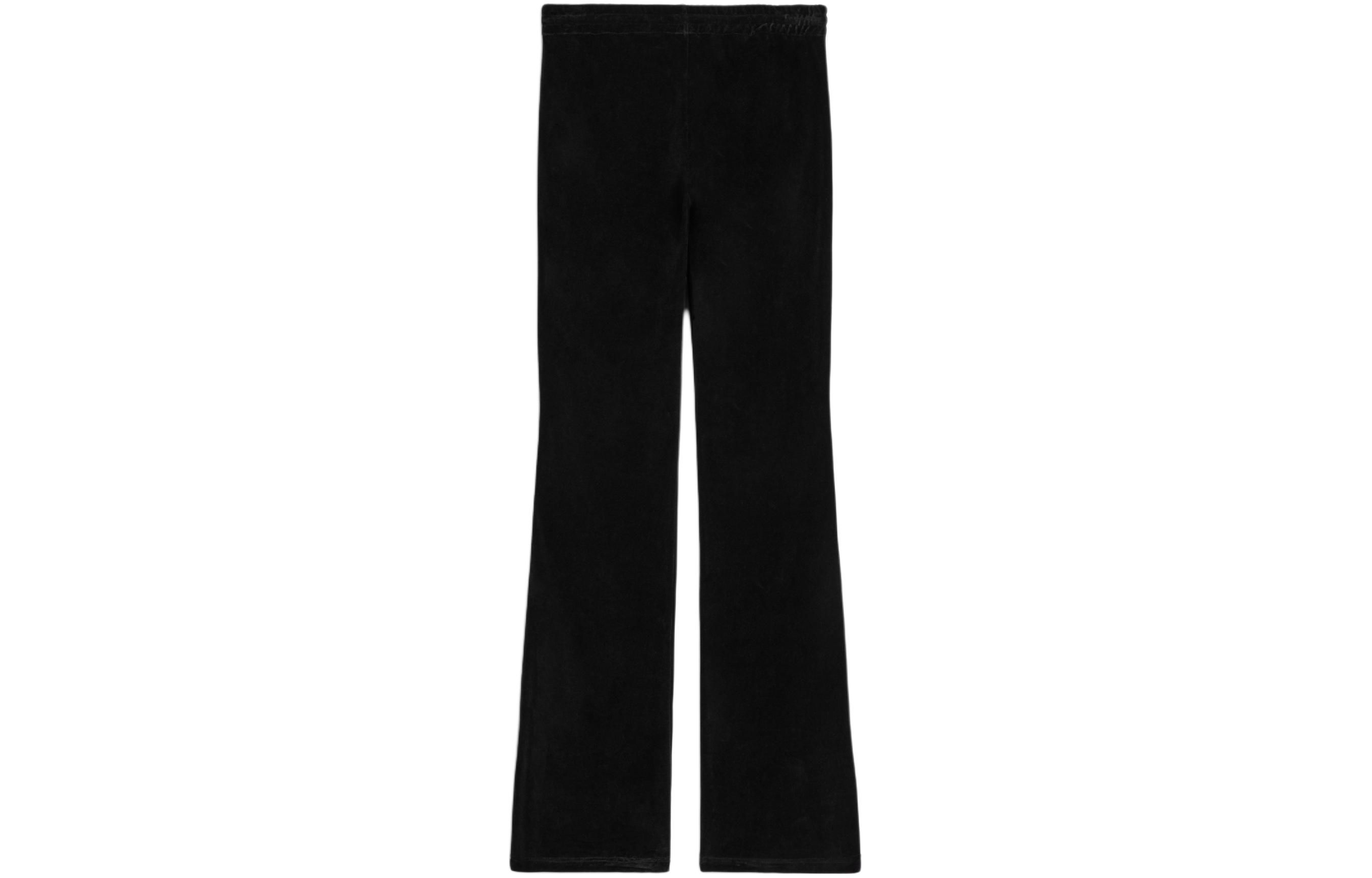 Lookbook (Women) CELINE SS24  Low-Waist Striped Logo Drawstring Pants Black 2Z670748Q-38AW