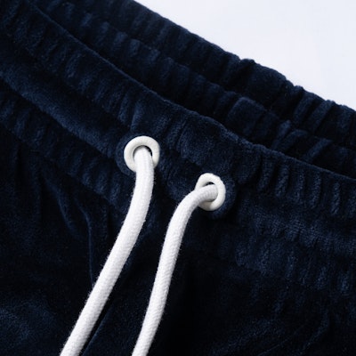 (Women) CELINE SS24 Low-Waist Velvet Logo Embroidered Mini Shorts - Midnight Blue 2Z558748Q-07RC Shop (Women) CELINE SS24 Low-Waist Velvet Logo Embroidered Mini Shorts - Midnight Blue 2Z558748Q-07RC