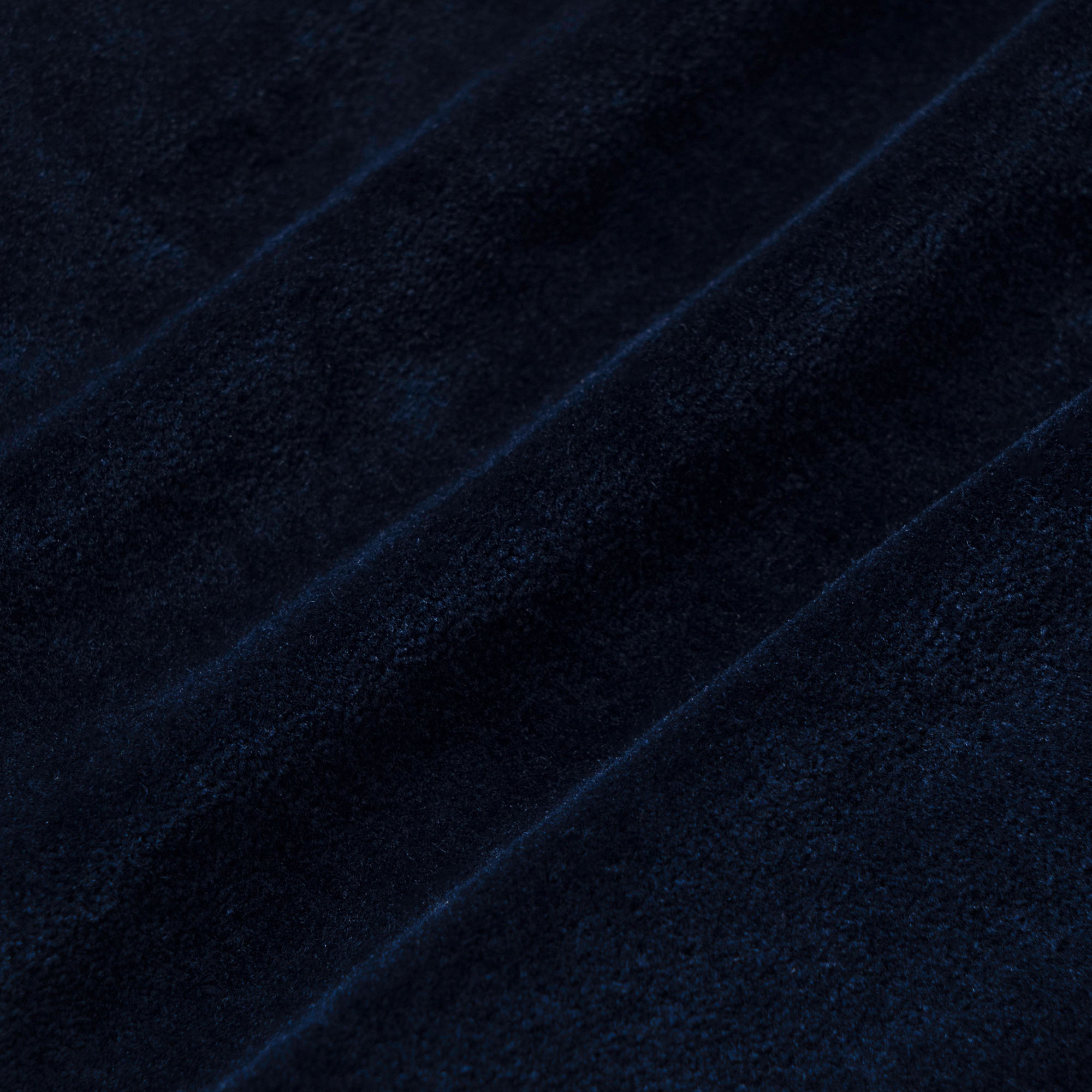 Sizing (Women) CELINE SS24  Low-Waist Velvet Logo Embroidered Mini Shorts - Midnight Blue 2Z558748Q-07RC