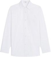 (Women) CELINE SS24 Oversized Long Sleeve Shirt White 2C21B354X-01BC (Women) CELINE SS24 Oversized Long Sleeve Shirt White 2C21B354X-01BC