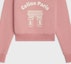 Sizing (Women) CELINE SS24 Pink Logo Print Crewneck Long Sleeve Sweatshirt. 2Y88D670Q-25PU