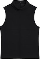 (Women) CELINE SS24 Solid Color Sleeveless Zip-Up Sweater - Black 2X37O759Y-38NO (Women) CELINE SS24 Solid Color Sleeveless Zip-Up Sweater - Black 2X37O759Y-38NO
