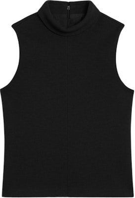 (W) セリーヌ SS24 無地 ノースリーブ ジップアップ セーター - ブラック 2X37O759Y-38NO Order (W) セリーヌ SS24 無地 ノースリーブ ジップアップ セーター - ブラック 2X37O759Y-38NO