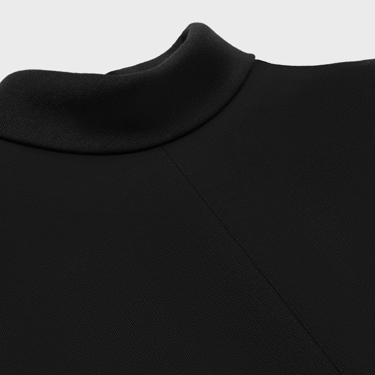 Purchase (W) セリーヌ SS24 無地 ノースリーブ ジップアップ セーター - ブラック 2X37O759Y-38NO