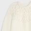 Shop (Women) CELINE SS24 White Knitted Pullover with Hollow-Out Design. 2AE0J798X-01OW