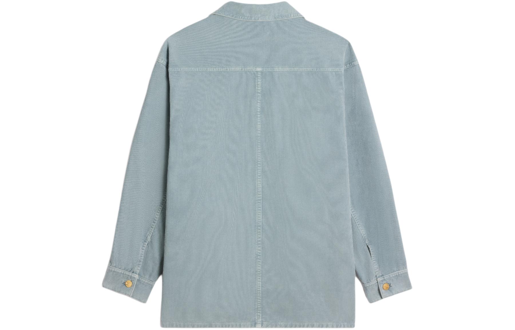 Lookbook (W) Celine SS24 藍色單排扣休閒寬鬆外套 2Q835117X-02OY