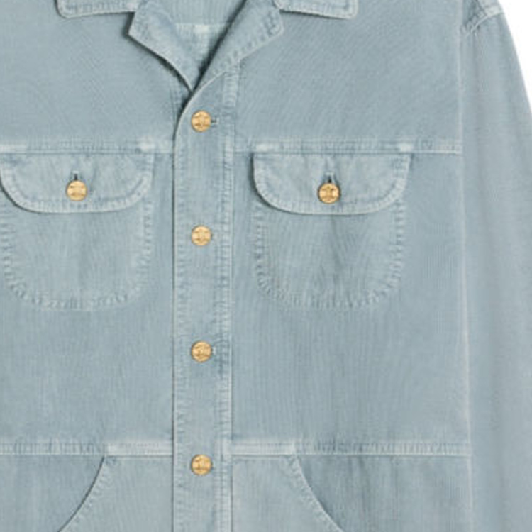 Details for (W) Celine SS24 藍色單排扣休閒寬鬆外套 2Q835117X-02OY