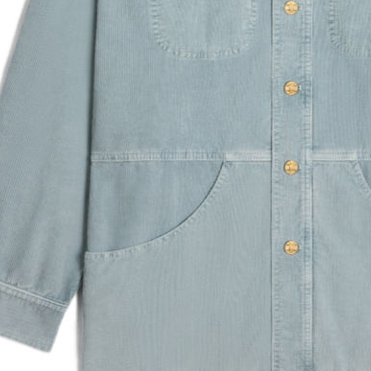 Sizing (W) Celine SS24 藍色單排扣休閒寬鬆外套 2Q835117X-02OY