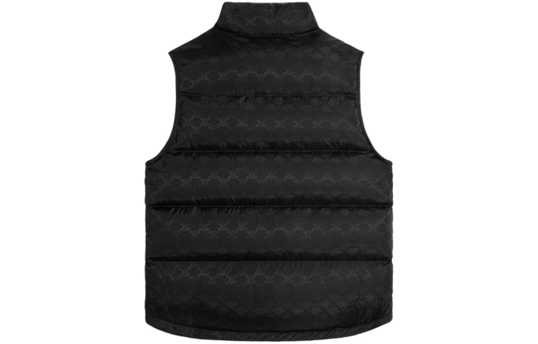 (Women) CELINE SS24 Monogram Quilted Single-Breasted Vest Women Black 2W987795W-38NO 圖 3