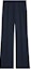 Order (Women) CELINE SS24 Solid Pleated Mid-Waist Straight-Leg Pants Women Navy Blue 2P63A766W-07DN