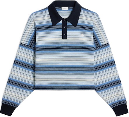 (W) セリーヌ SS24 ストライプ オーバーサイズ シングルブレスト 長袖 セーター ブルー レディース 2AO9A099O-05LB Buy (W) セリーヌ SS24 ストライプ オーバーサイズ シングルブレスト 長袖 セーター ブルー レディース 2AO9A099O-05LB