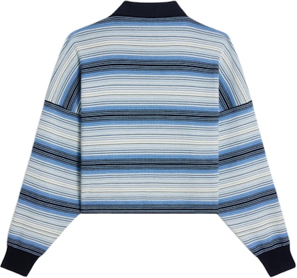 (W) セリーヌ SS24 ストライプ オーバーサイズ シングルブレスト 長袖 セーター ブルー レディース 2AO9A099O-05LB Lookbook (W) セリーヌ SS24 ストライプ オーバーサイズ シングルブレスト 長袖 セーター ブルー レディース 2AO9A099O-05LB