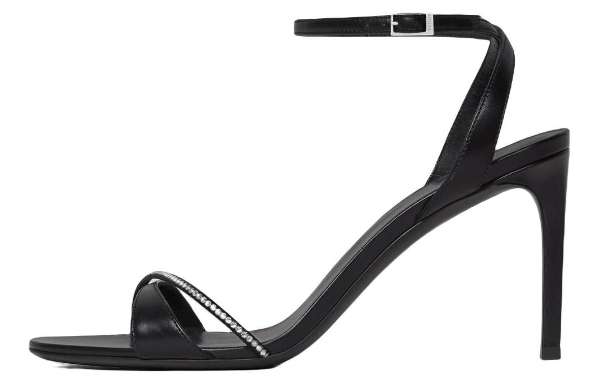 (Women) CELINE Stiletto Buckle Sandals 'Black Calfskin' 352233774C.38NO
