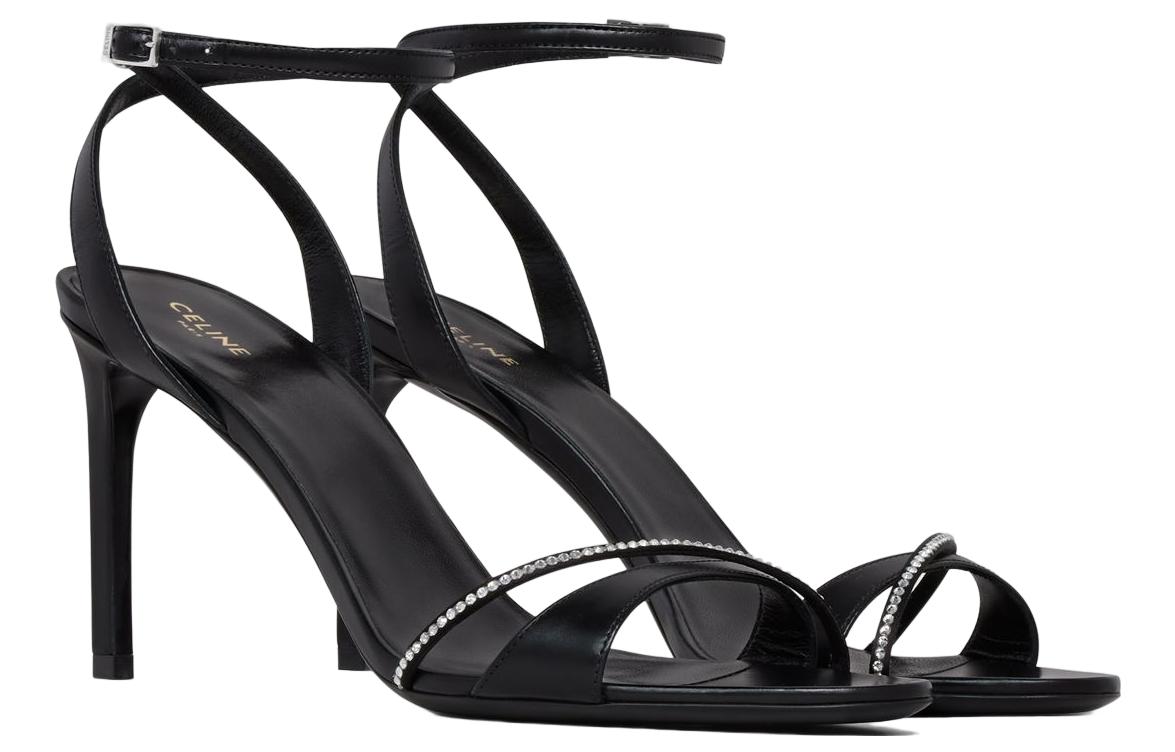 Lookbook (W) Sandalias CELINE Stiletto con Hebilla 'Cuero Negro' 352233774C.38NO