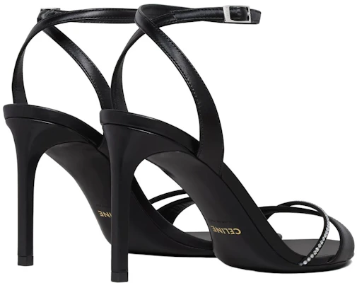 (W) CELINE 黑色牛皮细高跟凉鞋 352233774C.38NO Shop (W) CELINE 黑色牛皮细高跟凉鞋 352233774C.38NO