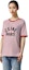 Purchase (W) CELINE Kaos Pendek Pink Stripe Letter Print SS22 Tee 2X855495J-01RA