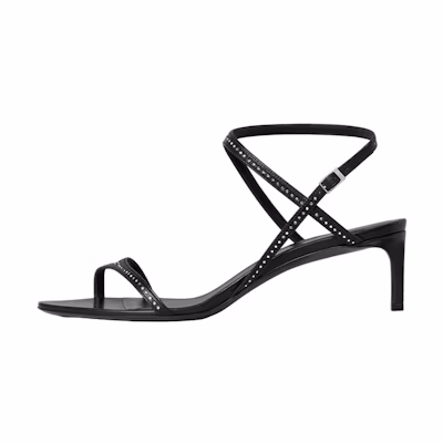 (W) CELINE Studded Buckle Slide 'Black'