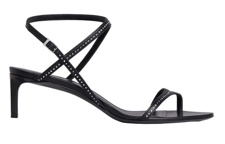 (W) CELINE Studded Buckle Slide 'Black' 圖 2