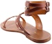 Lookbook (Women) CELINE Studded Calfskin Sandal 'Brown' 347673626C.04LU