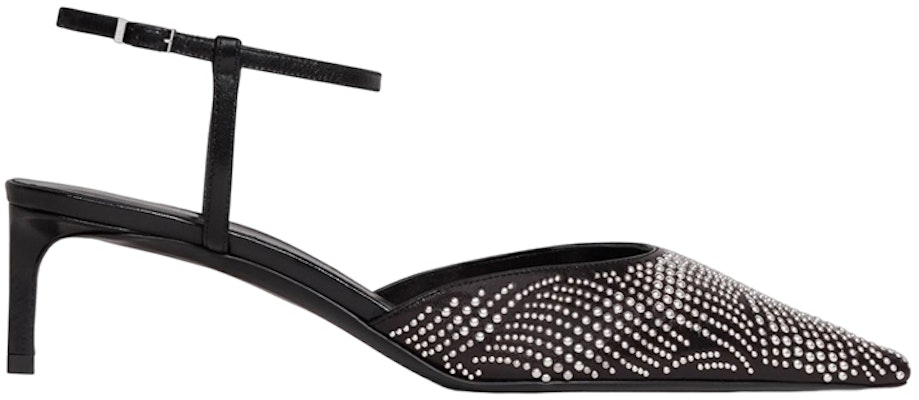 (Women) CELINE Studded Pointed Toe Mid-Heel 'Black' 351063010C.38NO Order (Women) CELINE Studded Pointed Toe Mid-Heel 'Black' 351063010C.38NO