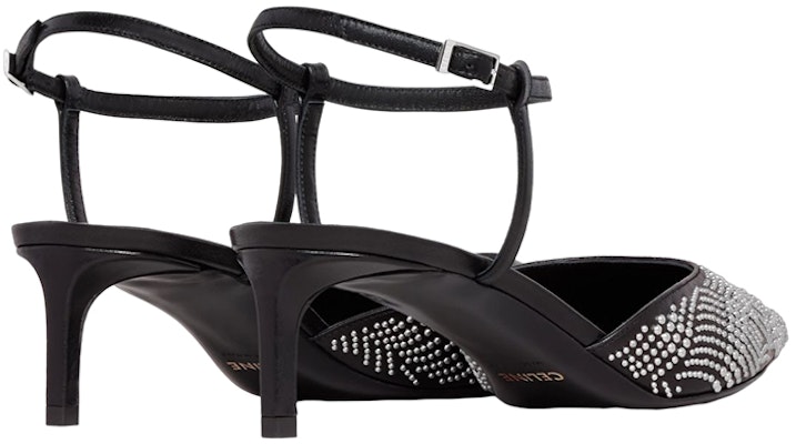 (Women) CELINE Studded Pointed Toe Mid-Heel 'Black' 351063010C.38NO Shop (Women) CELINE Studded Pointed Toe Mid-Heel 'Black' 351063010C.38NO