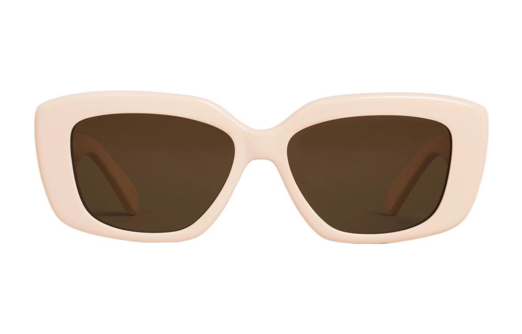 Lookbook (W) CELINE 时尚矩形太阳镜 - 简约休闲设计 4S216CPLB01AV