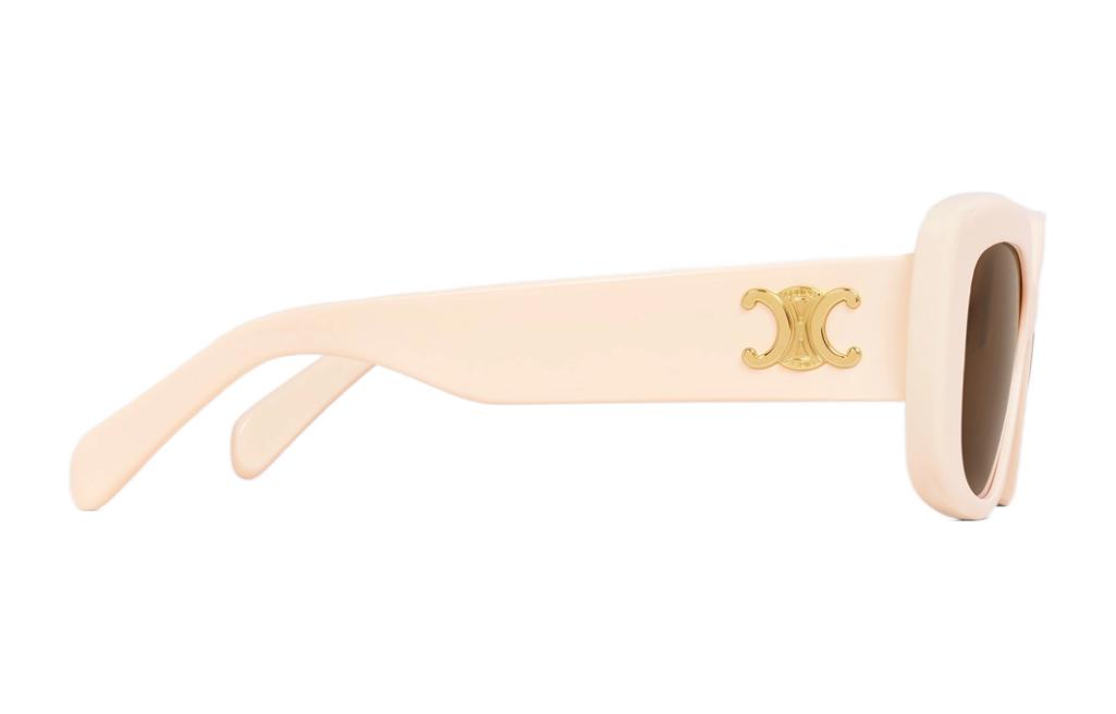 Shop (W) CELINE 时尚矩形太阳镜 - 简约休闲设计 4S216CPLB01AV