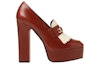 Order (W) CELINE Sulky Tumit Tinggi Moccasin 'Coklat' 341633518C.19NM